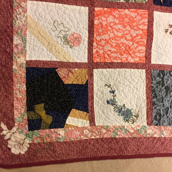 Homemade quilt. - Picture 2 of 4